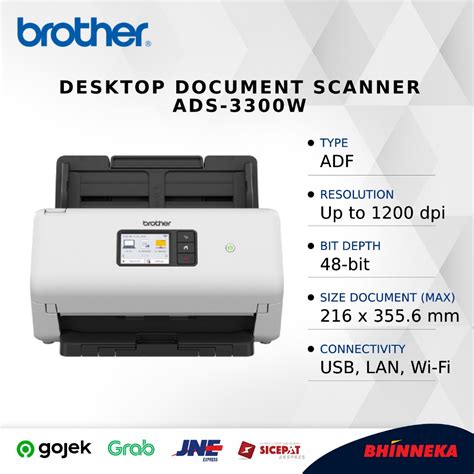 Jual Brother Scanner Ads W Scanner Brother Ads W Ads Wifi