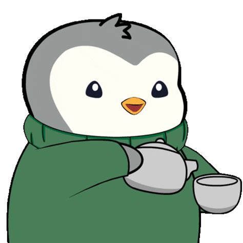 Good Morning Coffee Sticker By Pudgy Penguins