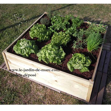 Carr Potager Poser X H Cm Le Jardin De Marc