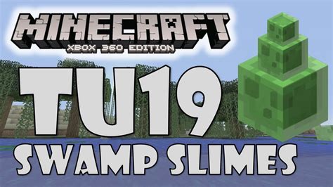 Minecraft Xboxps Tu19 Swamp Slimes Youtube