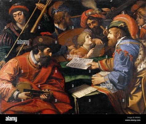 Concert. Museum: Galleria Borghese, Rome. Author: LEONELLO SPADA Stock Photo - Alamy