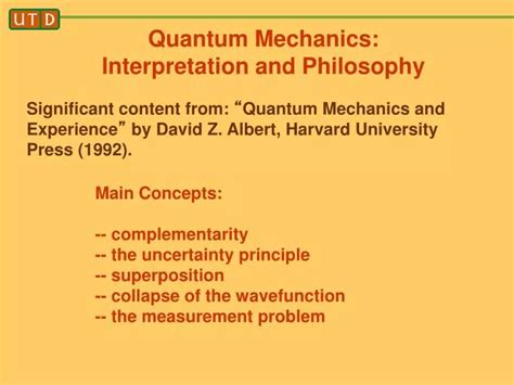 PPT Quantum Mechanics Interpretation And Philosophy PowerPoint