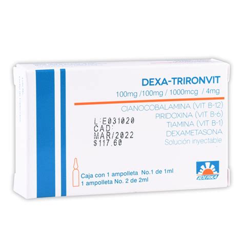 Dilopsan Dexa Trinovitsol Iny C 2 Amptas 1 2 100 100 1 4 Mg 3 Ml