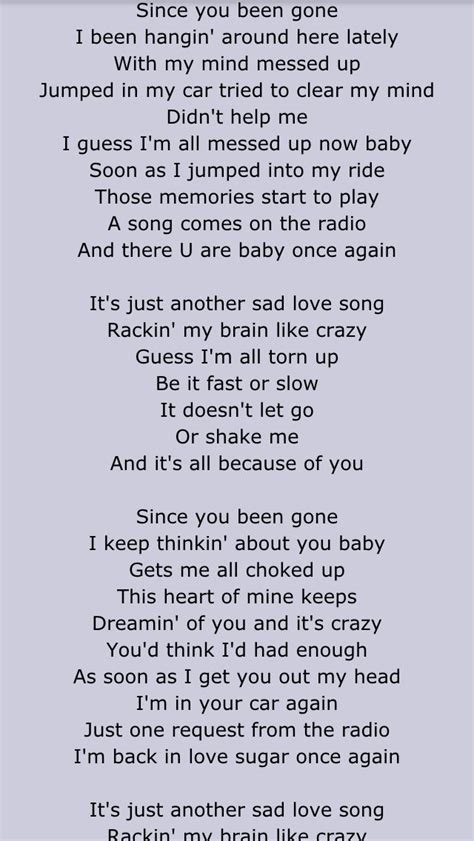 Toni Braxton Another Sad Love Song Lyrics Pinterest Songs Love