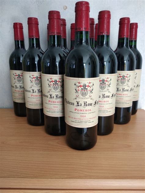 1994 Château La Rose Figeac Pomerol 12 Bottles 075l Catawiki