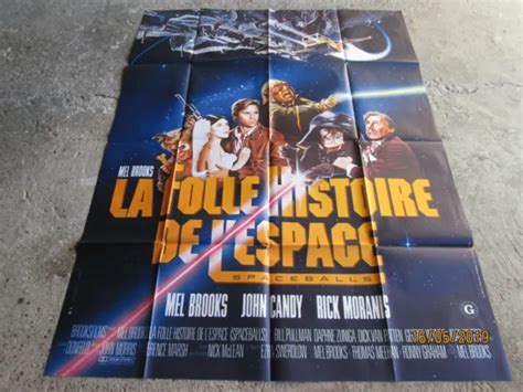 La Folle Histoire De L Espace Affiche Cin Ma Originale Pli E F