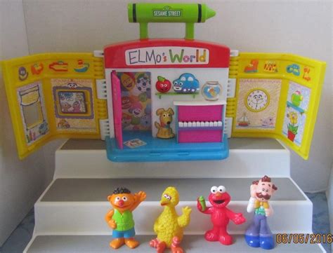 ELMO'S WORLD Sesame Street PLAYSET figure lot Mr Noodle Cookie Monster | #1817623020