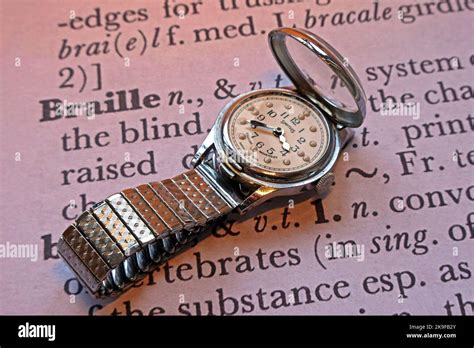 Smiths English Made Movement Braille Watch For Blind Use Rnib Swiss