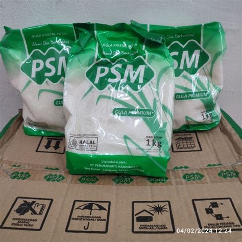 Jual PSM Gula Pasir Premium Kemasan 1kg Shopee Indonesia