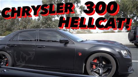 Mobbing With A Hellcat Swapped Chrysler To The Car Meet Youtube