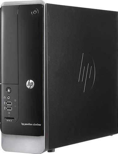 Best Buy Hp Pavilion Slimline Desktop Gb Memory Gb Hard Drive S