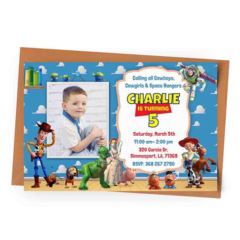 5 Toy Story Invitation Free And Low Cost Birthday Templates