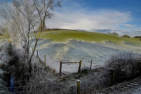 A Frosty Field Donaghanie Kenneth Allen Geograph Ireland