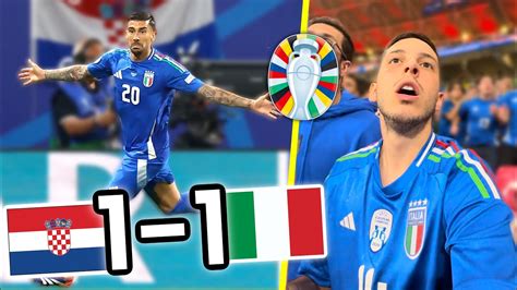 Live Reaction Croazia Italia Allo Stadio Zaccagni Fa