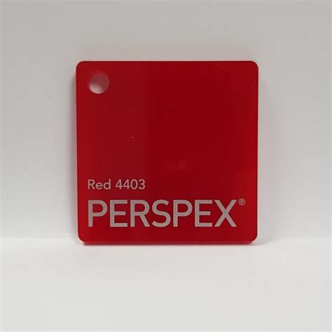 Red 4403 The Perspex Shop