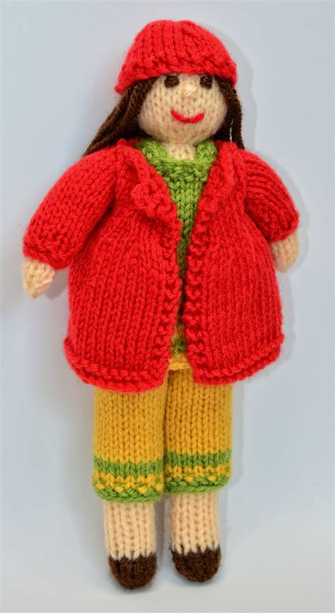 Doll Knitting Pattern Rag Doll Pattern Knitting Patterns Knitting