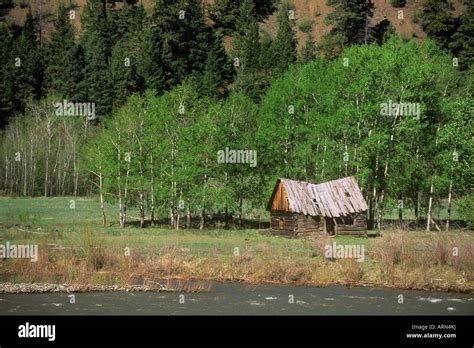 dilapidated farm building  nicola river  res stock photography