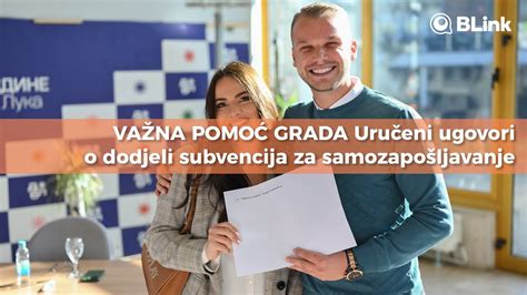 VAŽNA POMOĆ GRADA Uručeni ugovori o dodjeli subvencija za