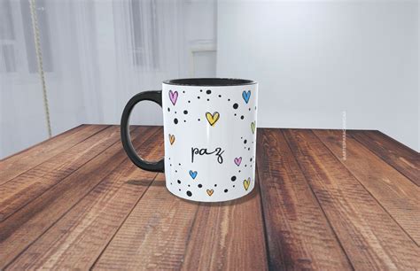 Coleção Palavras Caneca Palavra PAZ ARTES PARA CANECAS