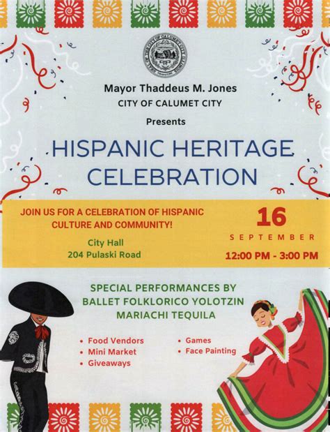 Hispanic Heritage Celebration Calumet City Public Library