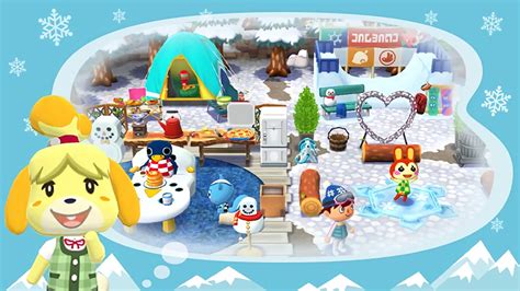 Animal Crossing Pocket Camp New Snowscape Terrain Options Added