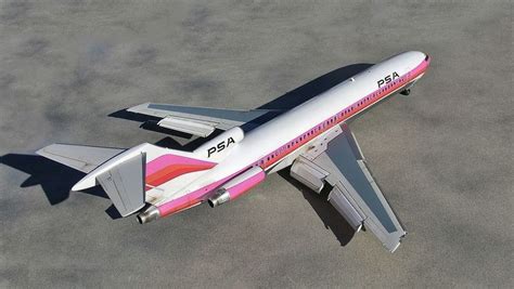 Psa Boeing 727 Model Boeing 727 Boeing Boeing 727 200