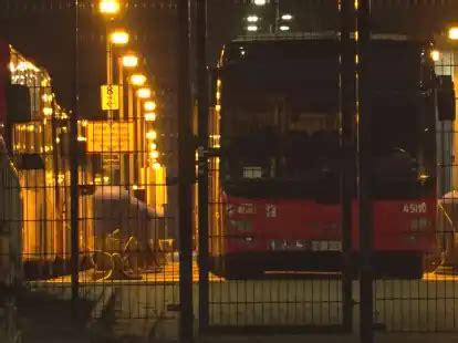 Warnstreik im ÖPNV Streiks beeinträchtigen Nahverkehr in vielen