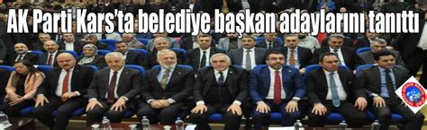 AK Parti Karsta belediye başkan adaylarını tanıttı