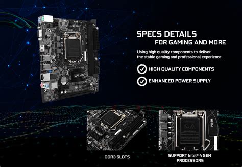 GALAX H81M Intel Motherboard - Motherboard