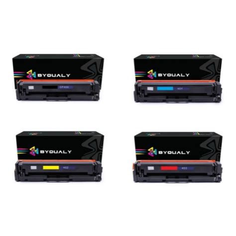 Kit 4 Cores Toner Compatível HP CF400 CF401 CF402 CF403 Print Loja