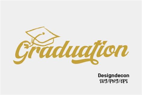 Graduation Golden Color Svg Graphic By Designdecon Creative Fabrica