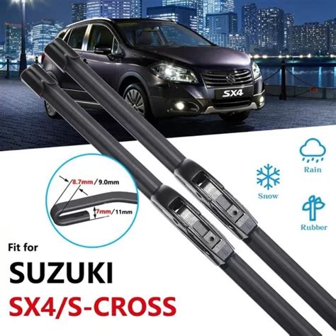 Plumilla Limpia Parabrisas Suzuki S Cross 2 Delant Trasera Cuotas