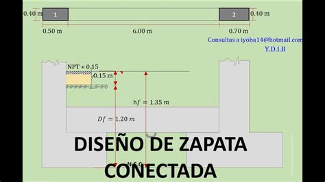 DiseÑo De Zapata Conectada Parte 2 Youtube