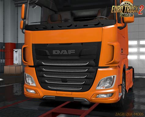 Daf XF Euro 6 Plastic Front Badge Plate By Mikoe Simulator Mods