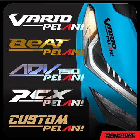 Jual Stiker Variasi Pelan Motor Honda Vario Pcx Beat Adv Dan