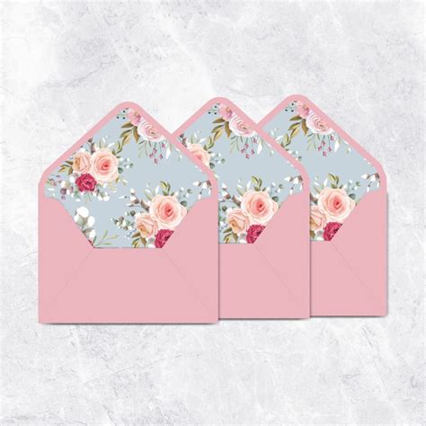 Wedding Envelope Liners Floral Theaisle Ie Premium Wedding Stationery Printing