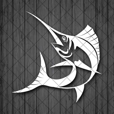 Swordfish Decal Etsy