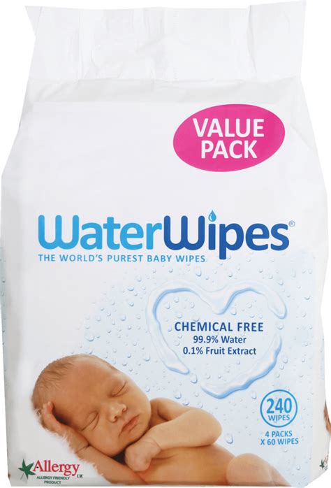 WaterWipes Feuchttücher 4 x 60 Stk Value Pack ab 11 19