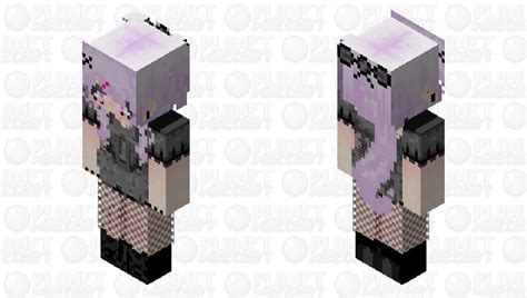 Cute Goth Girl Minecraft Skin