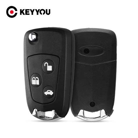 Keyyou X New For Ford Focus Mondeo Buttons Remote Folding Key Flip