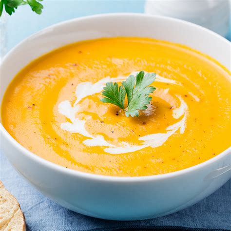 Velouté de carottes à la Vache qui rit