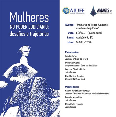 Ju Zas Do Tjdft Participam Do Evento Mulheres No Poder Judici Rio