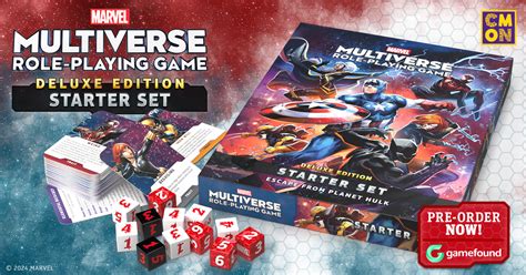 Marvel Multiverse RPG Deluxe Starter Set By CMON Comments Gamefound