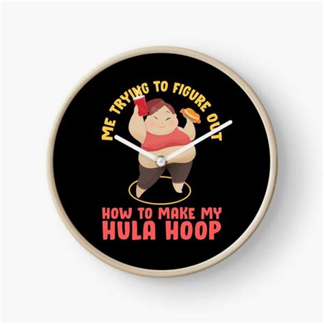 Hula Hoop Clocks Redbubble