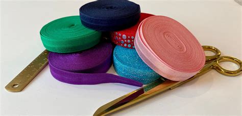 One Inch Hot Pink Fold Over Elastic Pink Elastic For Etsy