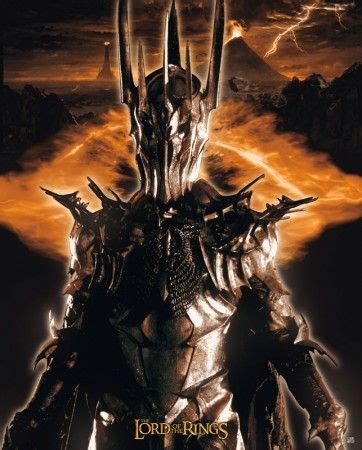 Poster affiche Le Seigneur des Anneaux Sauron El señor de los anillos