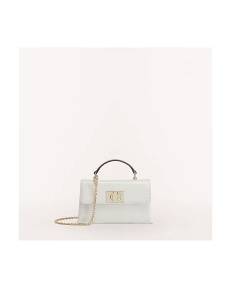 Furla 1927 Mini Crossbody Top Handle Marshmallow