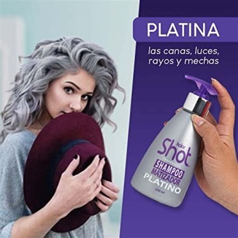 Kolor Shot Shampoo Matizador Platino Para Cabello Platinado Meses Sin