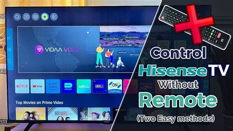 How To Control Hisense Vidaa Smart TV Without Remote YouTube