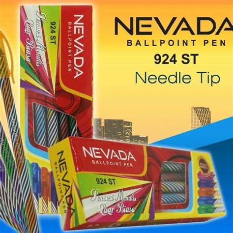 Jual PULPEN HITAM NEVADA BALLPOINT SPIN PEN Balpoin Ulir Lilin Warna